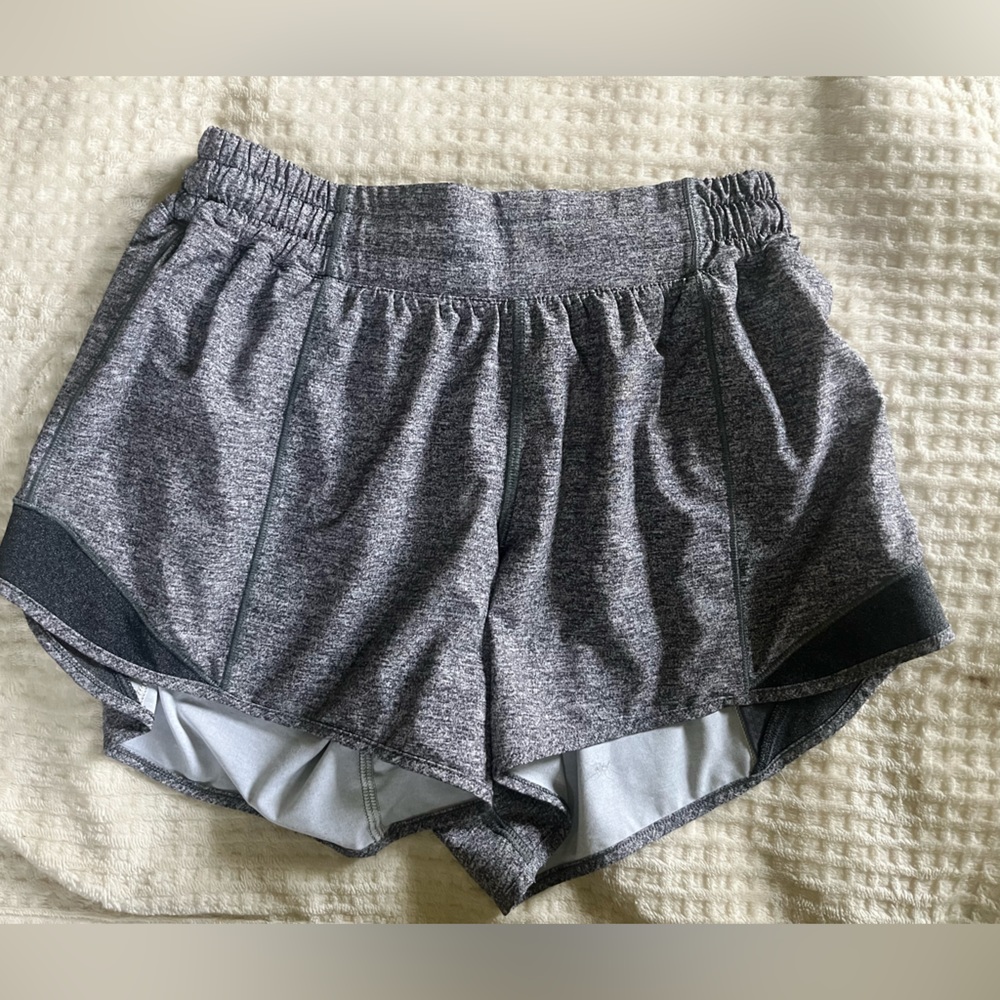 Heather gray lululemon shorts